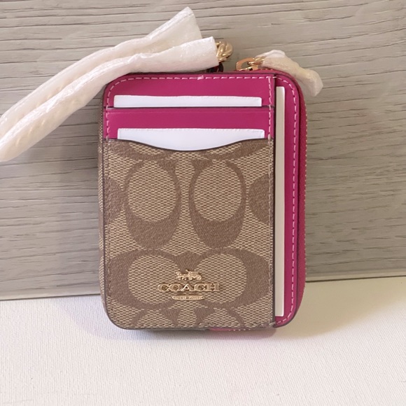 Coach zip coin card case - Picture 3 of 6